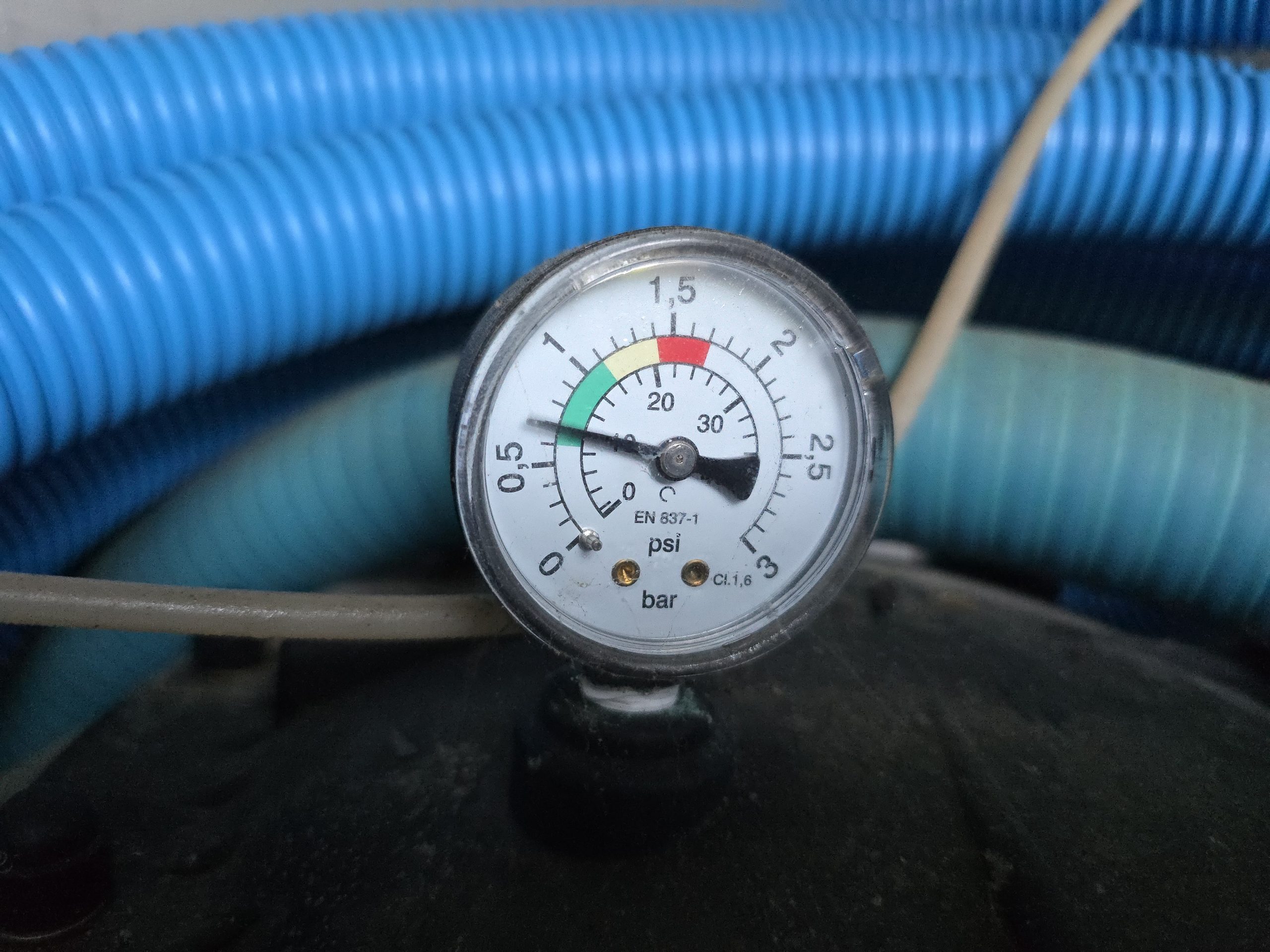 Manomètre de filtre à sable piscine avec aiguille en zone verte